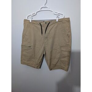 Denizen Levis Cargo Shorts Mens 40 Brown Workwear Utility Stretch Outdoors